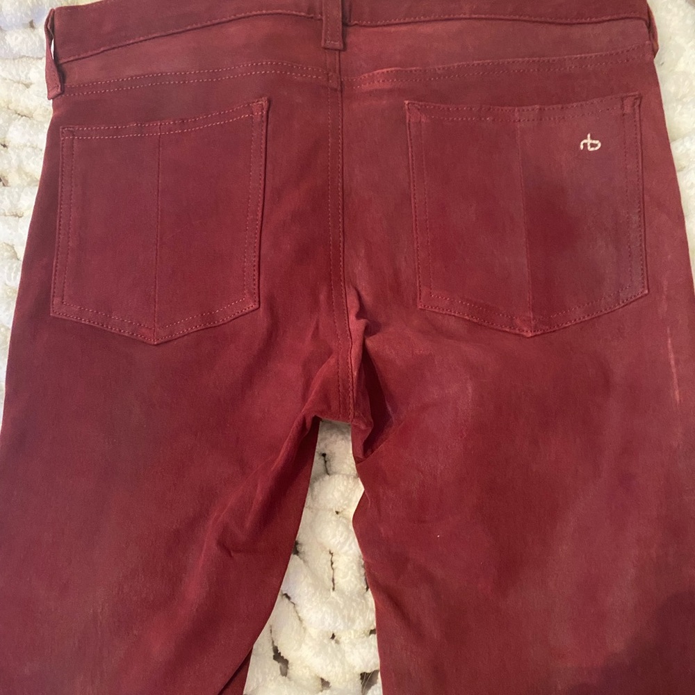 Rag & Bone Lamb Leather Skinny Jeans size 27. - Picture 4 of 4